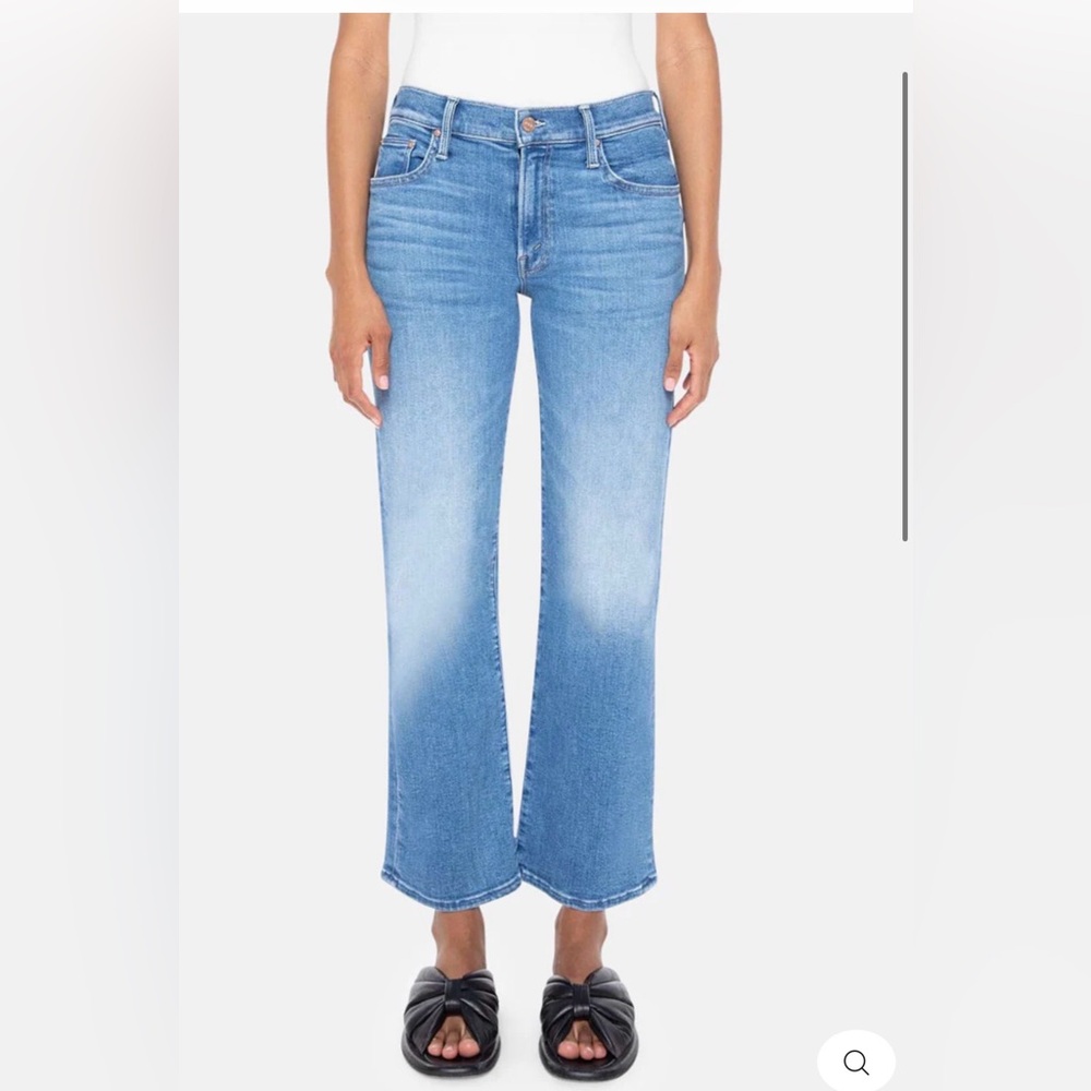 Light Blue High-Rise Cropped Flare Jeans